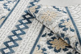 Koberec štrukturálny BOTANIC 65252 Boho - sivý