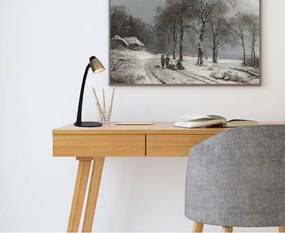 Lucide 18660/05/02 - LED Stolná lampa LUDO LED/4,5W/230V čierna/zlatá