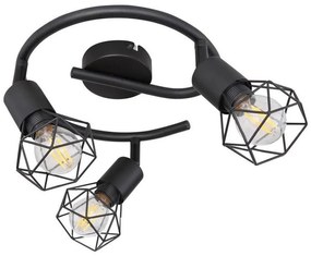 Globo - LED Bodové svietidlo XARA 3xE14/6W/230V čierna