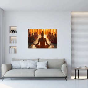 Obraz - Lekcia jogy (90x60 cm)