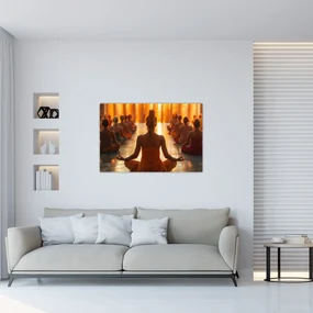 Obraz - Lekcia jogy (90x60 cm)