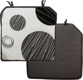 Home Elements Podsedák 40*40 cm, Kruhy