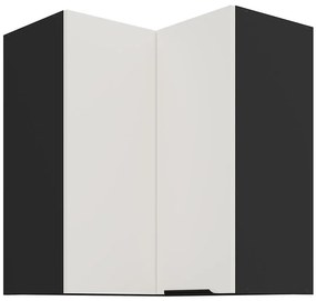 Kuchynská skrinka Aria-Wh/Bl Anti Fingerprint 60x60 Gn-72 2f (90°)