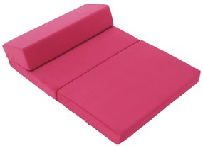 Skladacie kreslo/matrac VEDIS, tmavo ružová