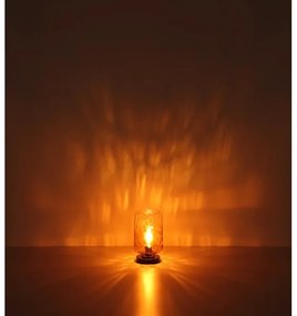 Globo 16046TA - Stolná lampa DARINA 1xE27/60W/230V hnedá