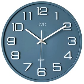 Dizajnové nástenné hodiny JVD HX2472.4 modré