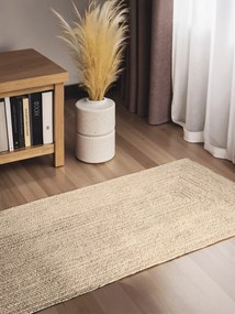 Hanse Home, Behúň Juno 106323 White, 80x200, biela, chodba / predsieň
