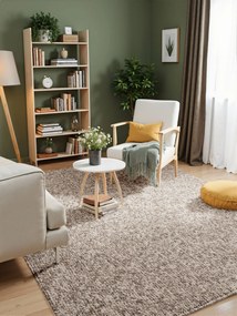 ELLE Decoration, Kusový koberec Wolly Ultra 106229 Taupe z kolekcie Elle, 80x150, hnedá, obývacia izba