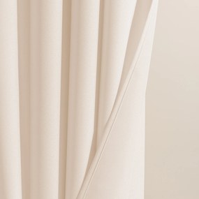 Room99 Záves na terasu AURA Na páske Farba: Biela, Veľkosť: 140 x 250 cm
