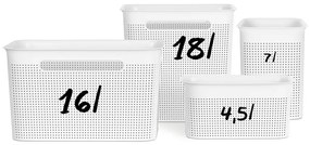 ROTHO Úložný box BRISEN 16L - biely