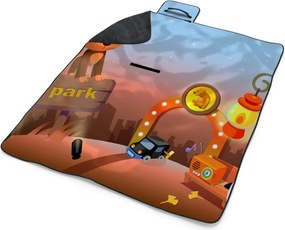 Sablio Plážová deka Detský motív 4: 200x140 cm