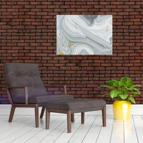 Sklenený obraz - Abstrakcia (70x50 cm)