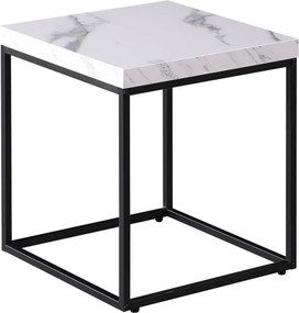 Konferenčný stolík biely, mramor CT-V2004 WT