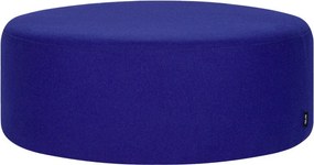 Modrý vlnený taburet Folk – noo.ma