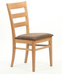 Stima Stolička VIOLA s čalúneným sedákom Vyberte odtieň ->: Buk, Vyberte látku ->: GENEZA soft 68