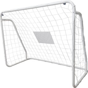 TRENDIE Zostava 2 futbalových bránok 124x96 cm