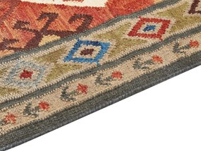 Vlnený kelímový koberec 80 x 300 cm viacfarebný URTSADZOR  Beliani