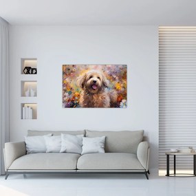 Obraz - Šťastný pes II. (90x60 cm)