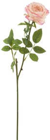 Dekorácie umelá ružová ruža Mattie - 17 * 10 * 59 cm