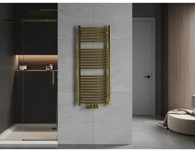 Mexen Ares, vykurovacie teleso 1200 x 500 mm, 420 W, zlatá, W102-1200-500-00-50