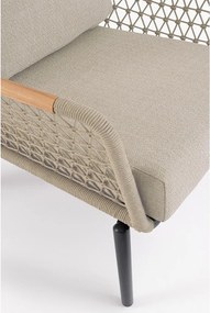 Svetlohnedé kovové záhradné kreslo Eulero – Bizzotto