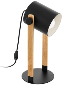 EGLO Stolová lampa v industriálnom štýle HORNWOOD