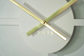 Dekorstudio Kovové nástenné hodiny Light Gold