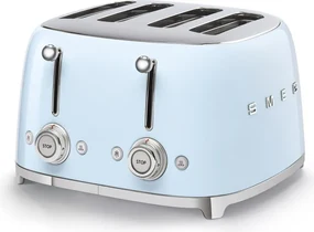 Hriankovač na 4 toasty 50's Style štyri priehradky modrý