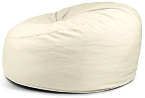 Hnedý sedací vak z textílie buklé Om 135 – SLOWDOWN