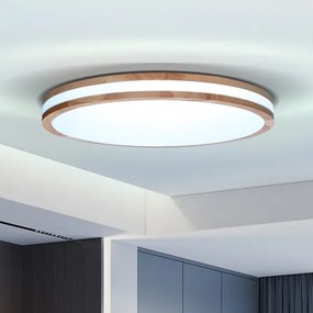 Brilagi - Stmievateľné LED svietidlo MOLINA LED/60W/230V 3000-6500K dub priemer 58 cm +DO