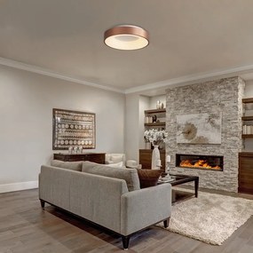 Rabalux LED stropné kruhové svietidlo Carmella 50W | 3400lm | 4000K | IP20 - biela so zlatou