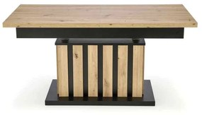 Konferenčný stolík Baretti, dub artisan / čierna