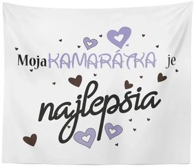 Sablio Deka Moja kamarátka je najlepšia: 150x120 cm
