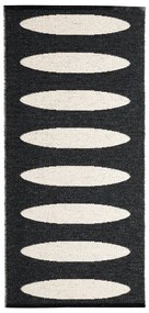 Čierny vnútorný a vonkajší behúň 70x150 cm Ella Black – Pappelina