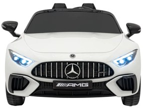 Elektrické autíčko Mercedes Benz AMG SL63 - biele