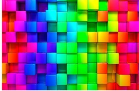 3D Fototapeta na stenu Colourful Cubes
