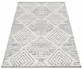 Koberec Berber - TAZNAXT geometria krémový