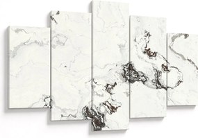 Obraz - Biely mramor (150x105 cm)
