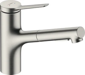 Hansgrohe Zesis M33, páková kuchynská batéria 150, vyťahovacia sprška, 2jet, sBox, vzhľad nerezu, HAN-74821800