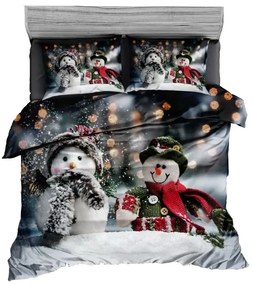 Obliečky NADELLE SNOWMEN 3-dielna sada 140x200 cm
