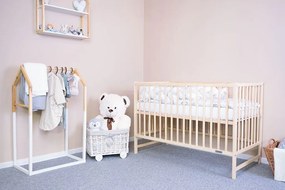 Detská postieľka New Baby BASIC prírodná