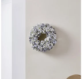 Eglo 428206 - Umelý kvetinový veniec SOLVANG pr. 35 cm modrá 428206
