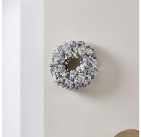 Eglo 428206 - Umelý kvetinový veniec SOLVANG pr. 35 cm modrá EG428206