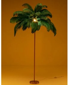 Feather Palm stojaca lampa zelená 165 cm