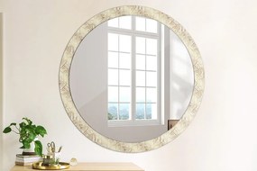 Okrúhle ozdobné zrkadlo na stenu Zloženie art deco fi 100 cm