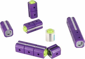 KIK Magnetické stavebné kocky s dráhou a autíčkom, 54 dielov