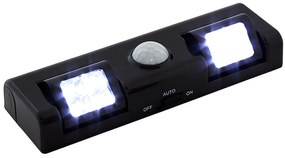 APT ZD26B Osvetlenie s pohybovým senzorom 8 LED, 3x AA - čierne