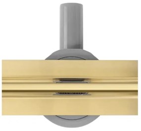 REA-G2714 - Odtokový žľab NEOX SLIM 70 cm nerezová oceľ/brúsené zlato