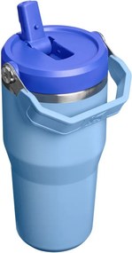 Modrá termoska z nehrdzavejúcej ocele 600 ml IceFlow™ Flip Straw 2.0 Tumbler Blue Sky – Stanley
