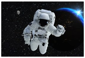 Obraz - Astronaut vo vesmíre (90x60 cm)